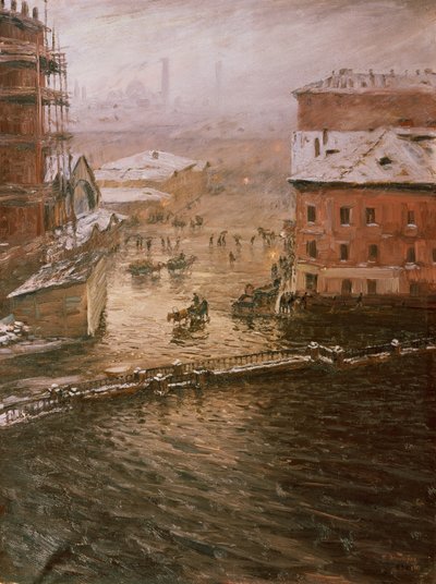 Flood in St. Petersburg by Nikolay Nikanorovich Dubovskoy